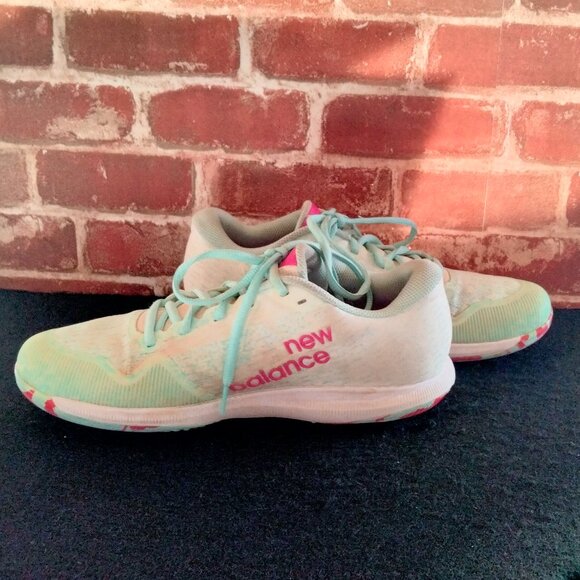 New Balance FuelCell 996v4 Shoes Women 10 Light Blue Pink Lace Up Athletic - Picture 6 of 12